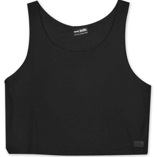 Bodytalk Γυναικεία αμάνικη μπλούζα Crop Top